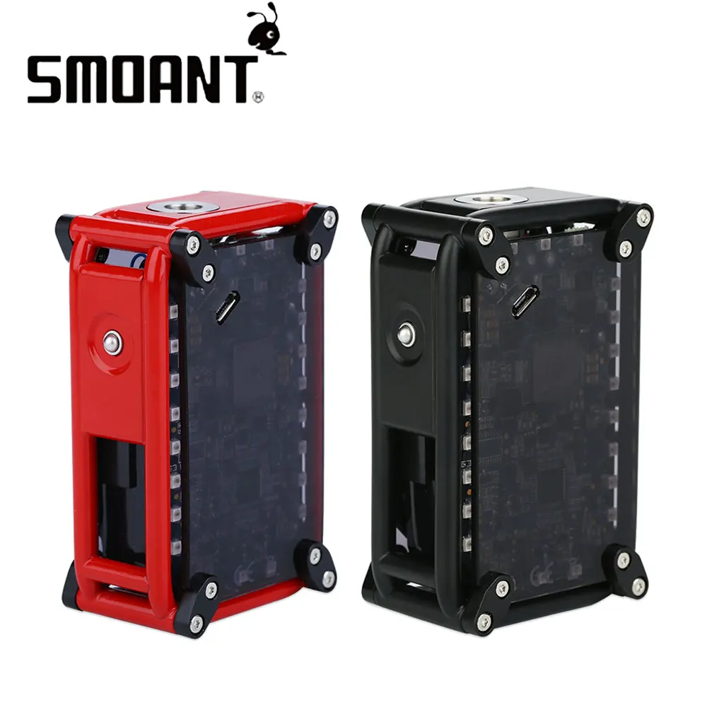 

Smoant RABOX Mini MOD 120W with Built-in Battery 3300mAh & Adjustable 3 Levels Output Mode Cool Outside E-cigarette Box Mod