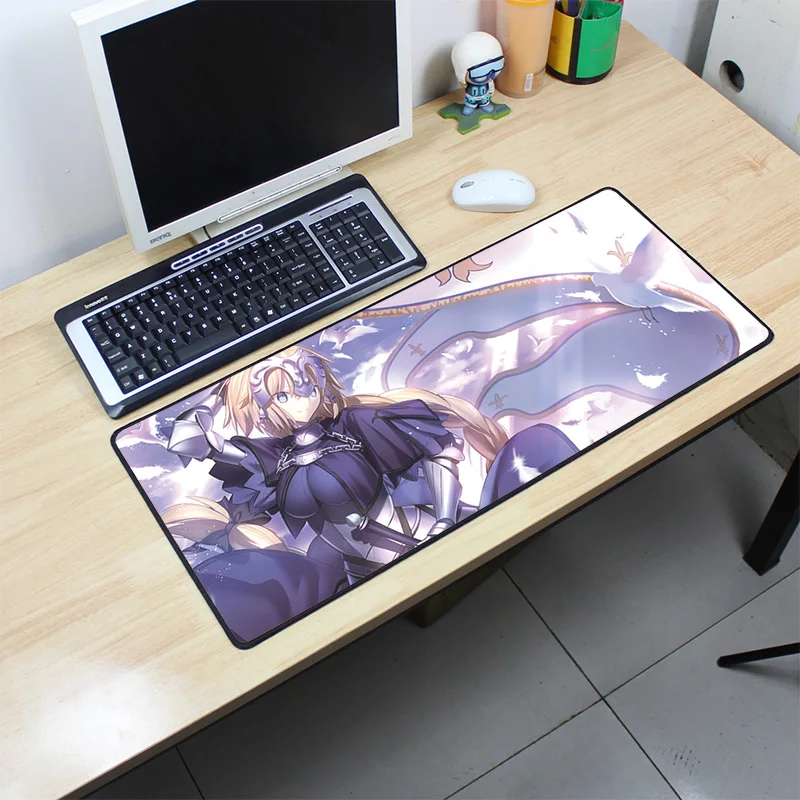 Fate Saber padmouse 70x30 см fgo коврик для мыши notbook компьютерный коврик для мыши стол большой игровой коврик для мыши геймер для ноутбука коврики для мыши