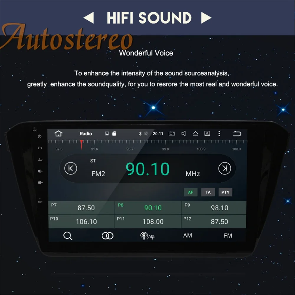 Flash Deal Android 9 4GB RAM Car GPS Navigation Car DVD Player For SKODA Superb B8 2015 2016 2017 2018 tape recorder multimedia system unit 5