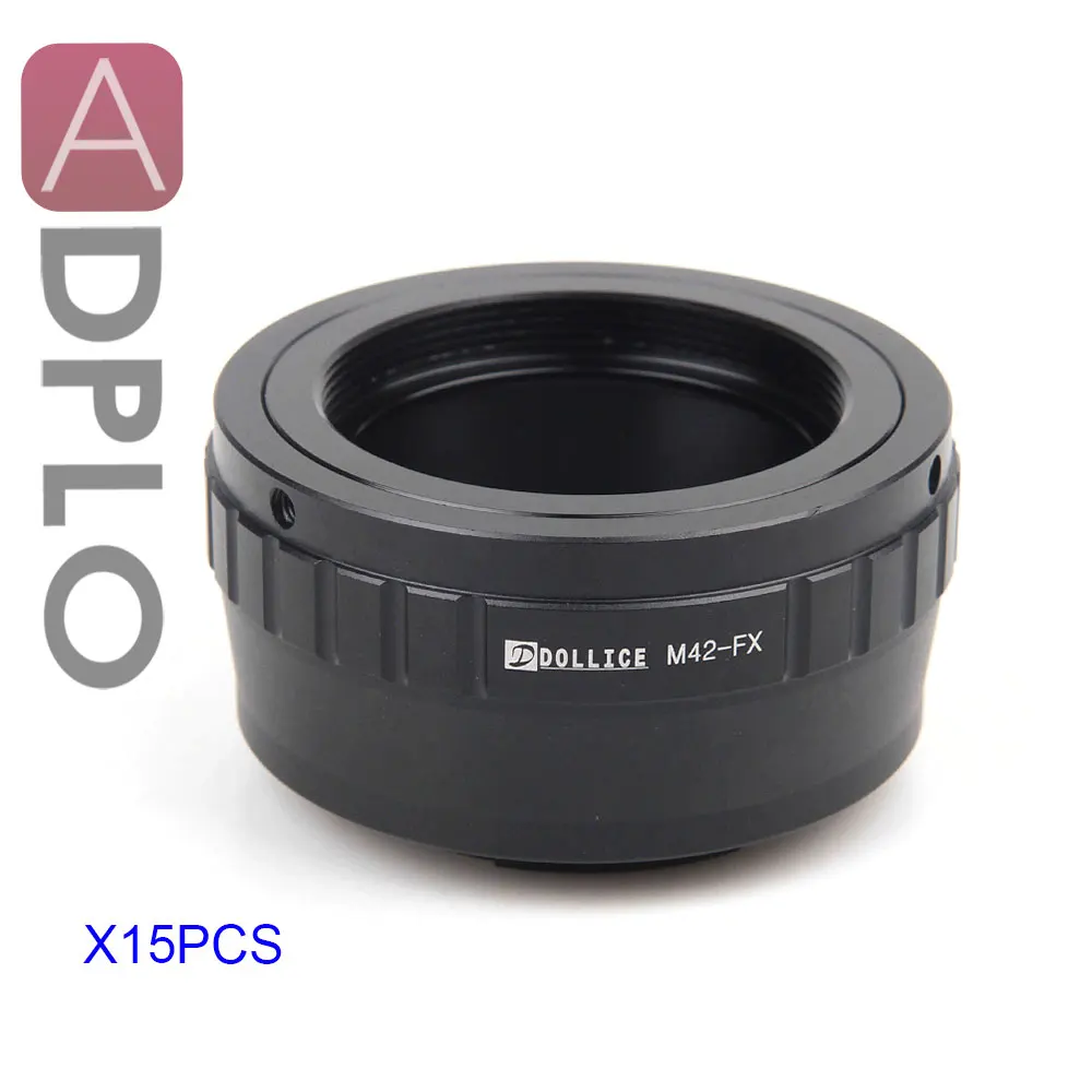 ADPLO 15PCS Lens Adapter Suit For M42 Screw Mount to Fujifilm X Camera X-Pro2 X-E2S X-T10 X-T1IR X-A2 X-T1 X-A1 X-E2 X-M1 X-E1