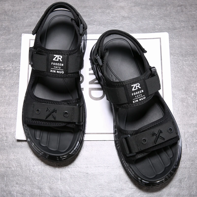 

Sandals outdoor men shoes Summer quality shoes men sports Sandals rubber sole beach Trekking casual sandals 2019 male sneakers