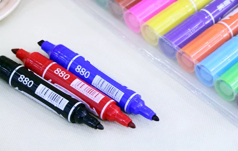 Маркер с большой головкой 12 цветов и набор(1 цвет для eacth 1 всего 12 цветов) жирная дешевая горячая Экспресс маркер ручка