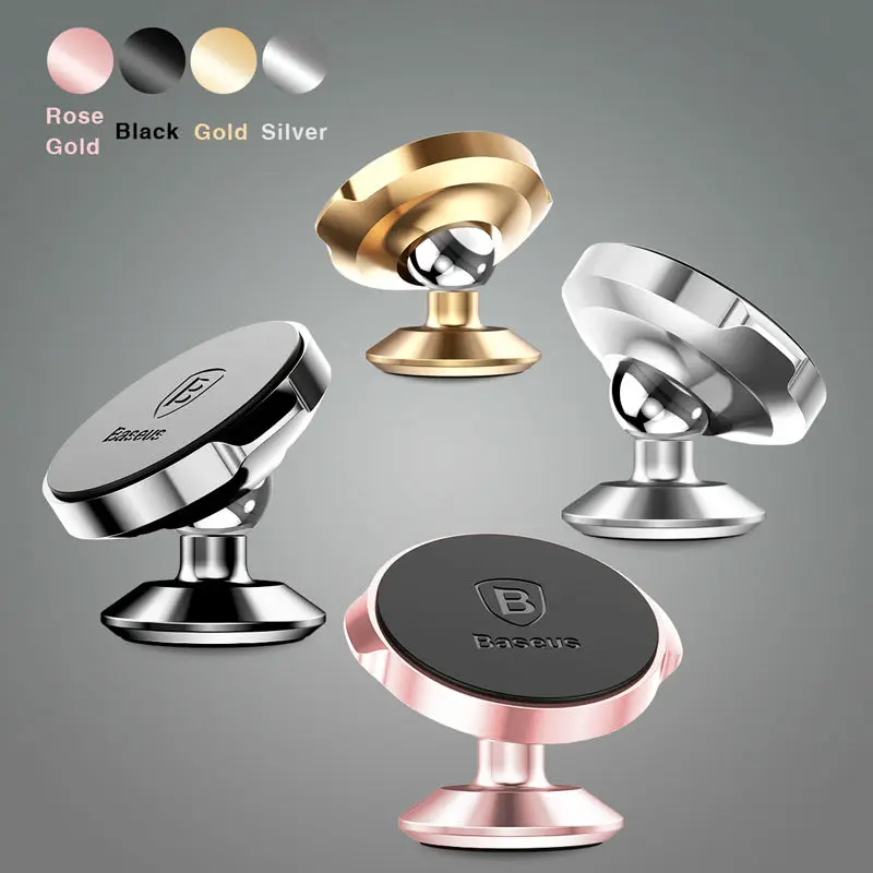 

Baseus Universal Car Phone Holder 360 Degree GPS Magnetic Mobile Phone Holder For iPhone 7 6s Samsung Magnet Mount Holder Stand