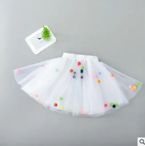 Children Girls skirts rainbow tutu Ball Gown Toddler Party Kawaii Mini Princess mesh skirt kids Baby girl clothes 2 4 8 10 years