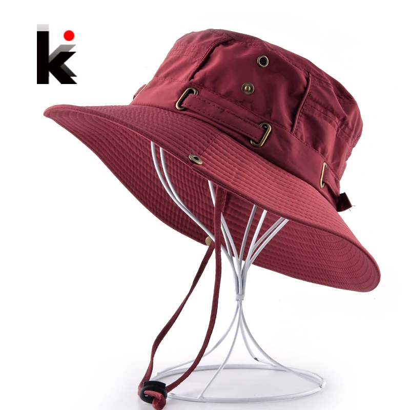 Beach Hats For Men Bob Woman Summer Bucket Gorras Outdoors Casual