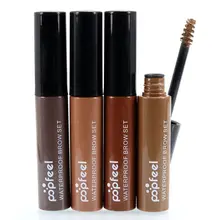New 4 Colors Eyebrow Mascara Cream Eye Brow Shadow Makeup Set Kit Waterproof 4 Colors Dye
