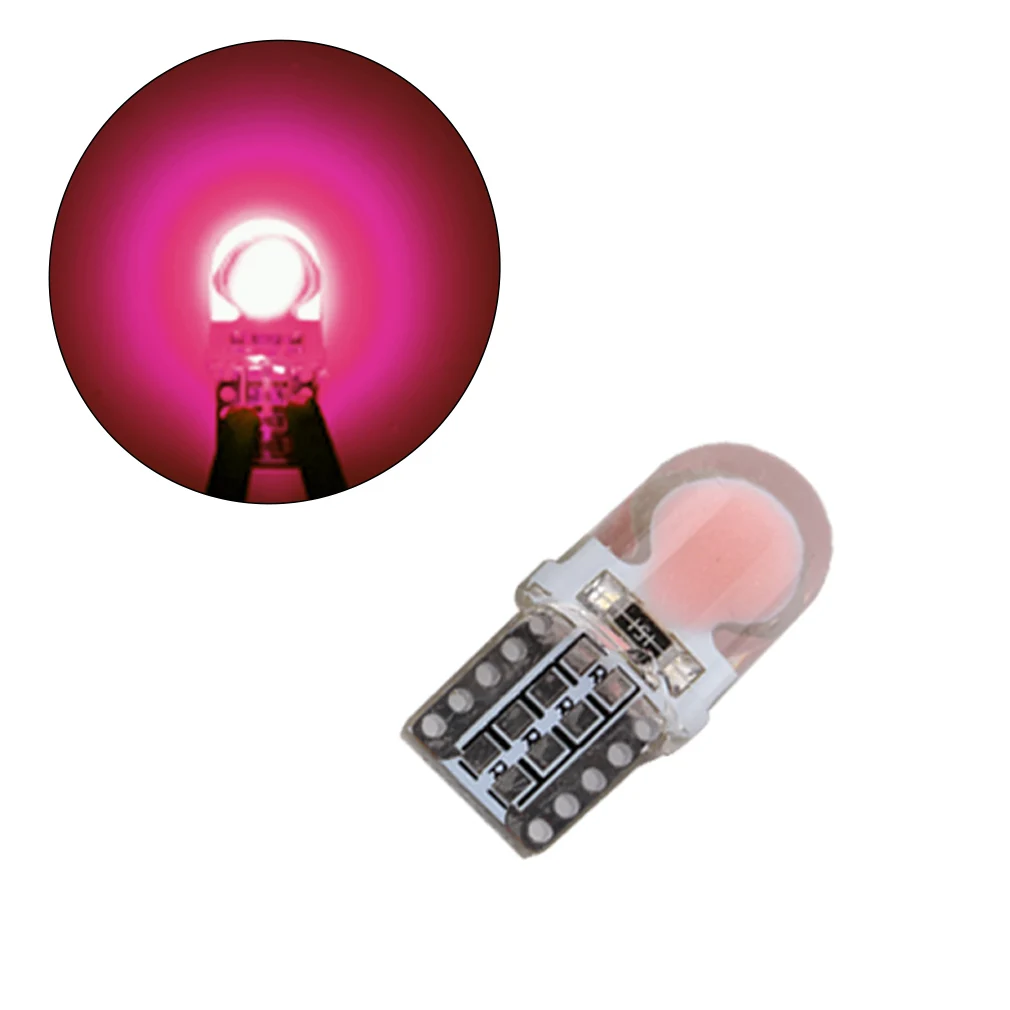 Авто T10 Розовый Красный 194 W5W 168 COB 8-SMD кварцевая Автомобильная LED супер яркий
