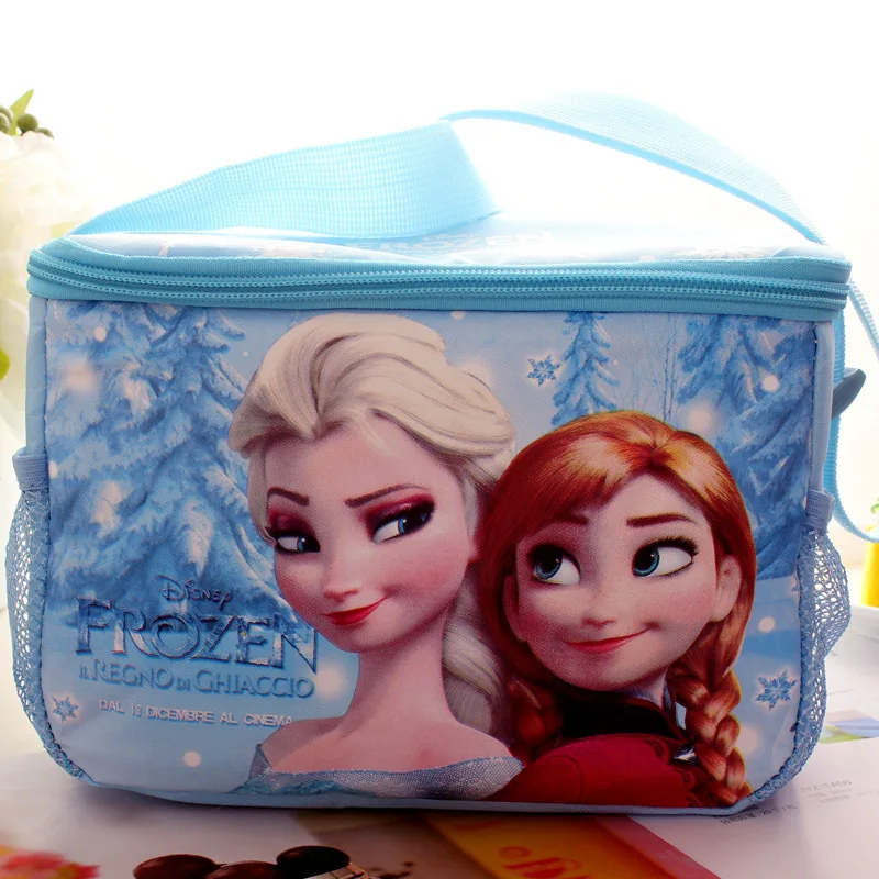 Disney Frozen Принцесса Эльза Анна наручники Диагональ крест сумки для ланча Bento Bag
