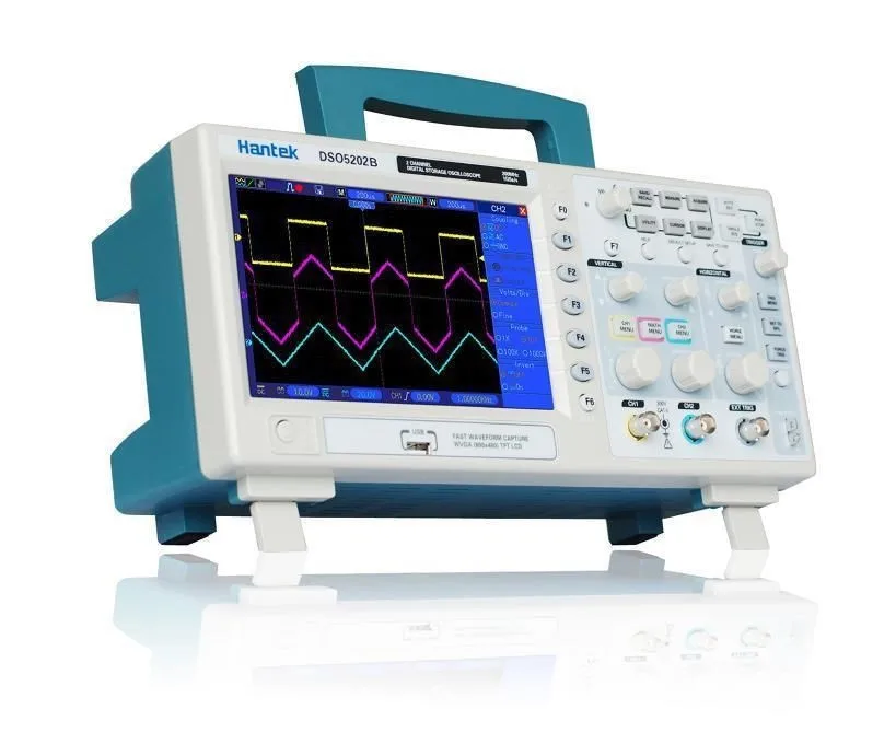 Fast arrival Hantek DSO5202B Digital Oscilloscope 200MHz 1GSa/s LCD 7