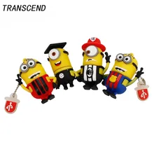 Transcend cartoon character USB flash drive external storage 4GB 8GB 16GB 32GB 64GB notebook memory stick U disk company gift