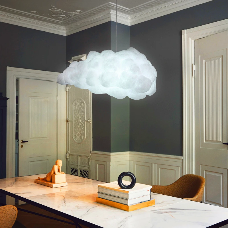 Современный светодиодный светильник в виде облака, светильник для спальни, гостиной, детской комнаты, подвесной светильник s, интерьерный домашний декор, дизайнерский подвесной светильник s