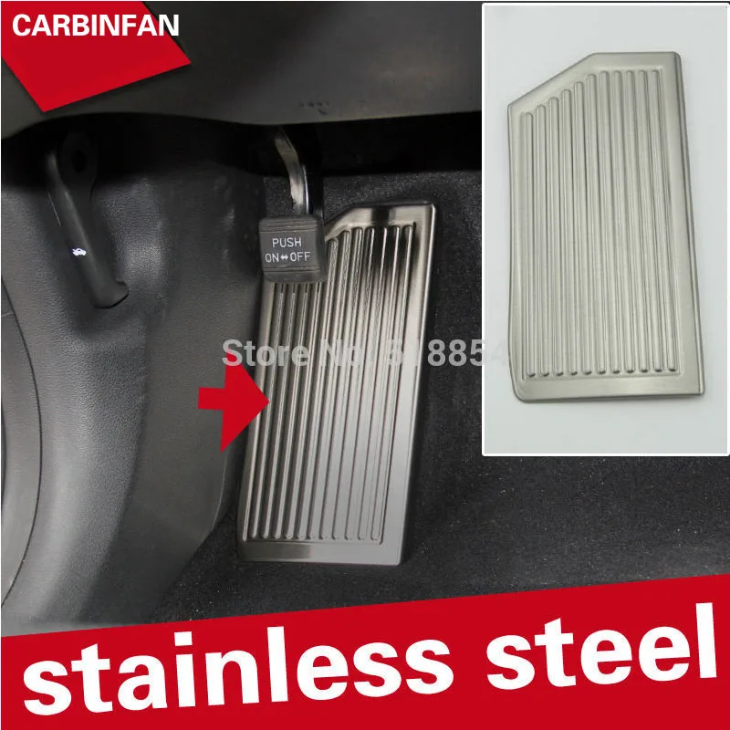 

ACCESSORIES FIT FOR HYUNDAI TUCSON TL 2015-2017 STAINLESS FOOTREST PEDAL COVER FOOT REST PAD CAP OVERLAY Sticker