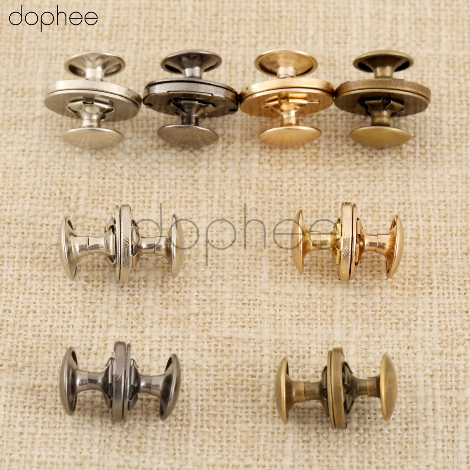 Dophee 10 комплектов 14/18 мм тонкие прочные магнитные застежки двухсторонние заклепки