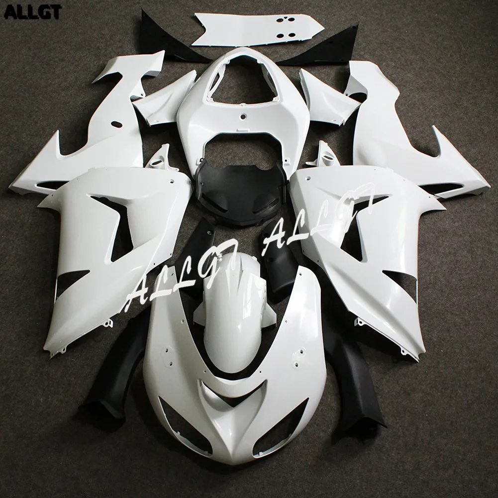 

ALLGT Motorcycle Bodywork Fairing Set Unpainted Fairing Kit for Kawasaki Ninja ZX-10R 2006-2007