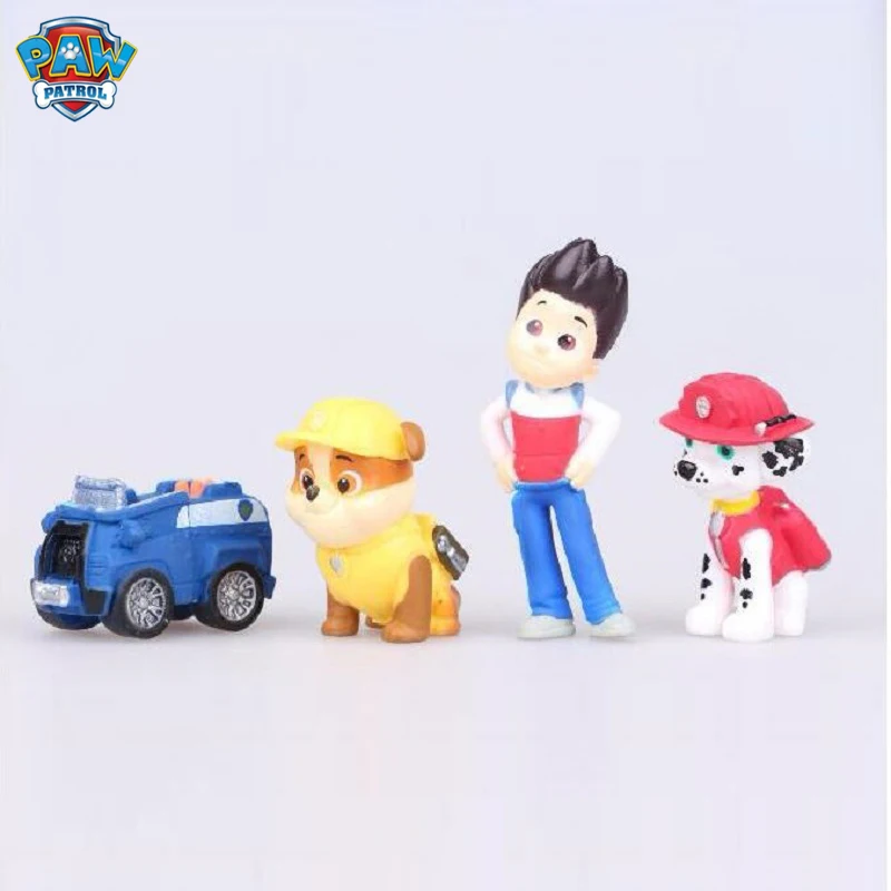 Paw Patrol автомобиль скользящая команда Рокки чейз игрушка Спасательная команда игрушка «Щенячий патруль» Juguetes Фигурки игрушки