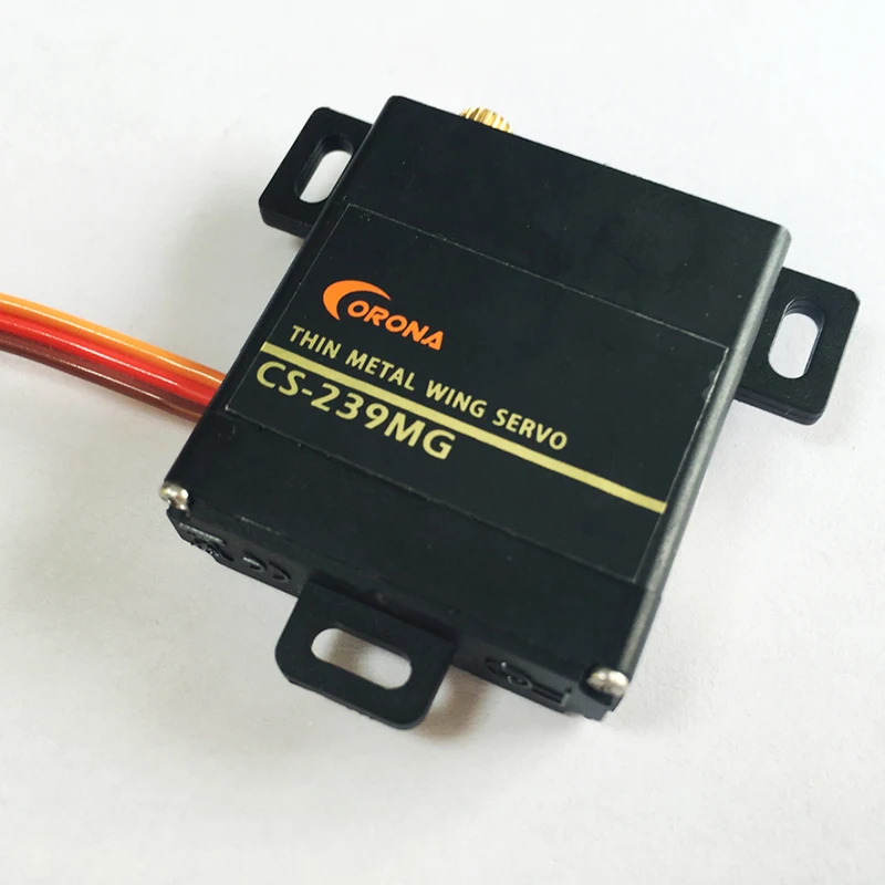 

Corona CS239MG Slim-Wing Analog Servo 4.6kg / 0.14sec / 22g