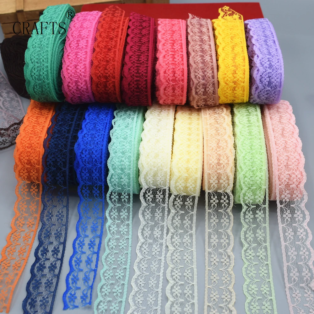 

Free shipping sale high quality lace ribbon, White (or a custom color) 10 yards, wide 22mm diy decorative accessories