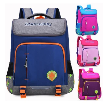 

Waterproof orthopedics schoolbags for boys and girls Lunchbag Children's school backpack children's schoolbag students Mochila