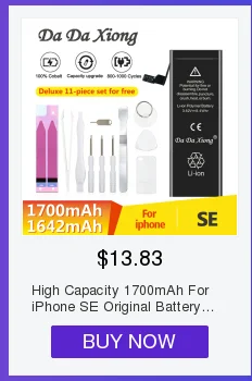 Бренд аккумулятор Da Xiong 1560 мА/ч, натуральная литий-ионный аккумулятор для мобильного телефона аксессуар замена Батарея пакет для iPhone 5S