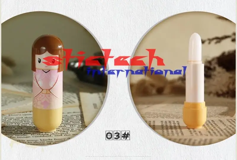 Ems или dhl 1000 шт высокое качество кукла в кимоно губная помада для женщин Красота Профессиональная Косметика Помада Макияж Блеск для губ