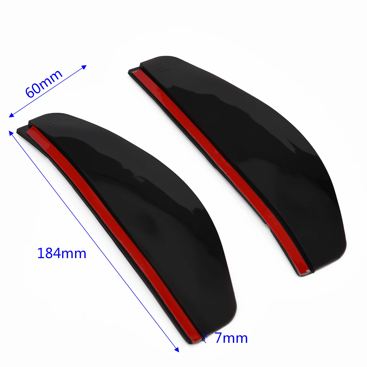 

1 Pair Car Rear View Side Mirror Cover Protection Auto Eyebrow Covers Sun Visors