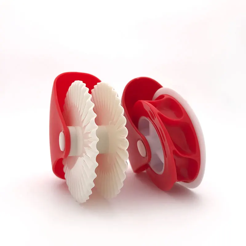 Pizza Pastry Lattice Cutter Pastry Pie Decoration Cutter Plastic Wheel Roller MA
