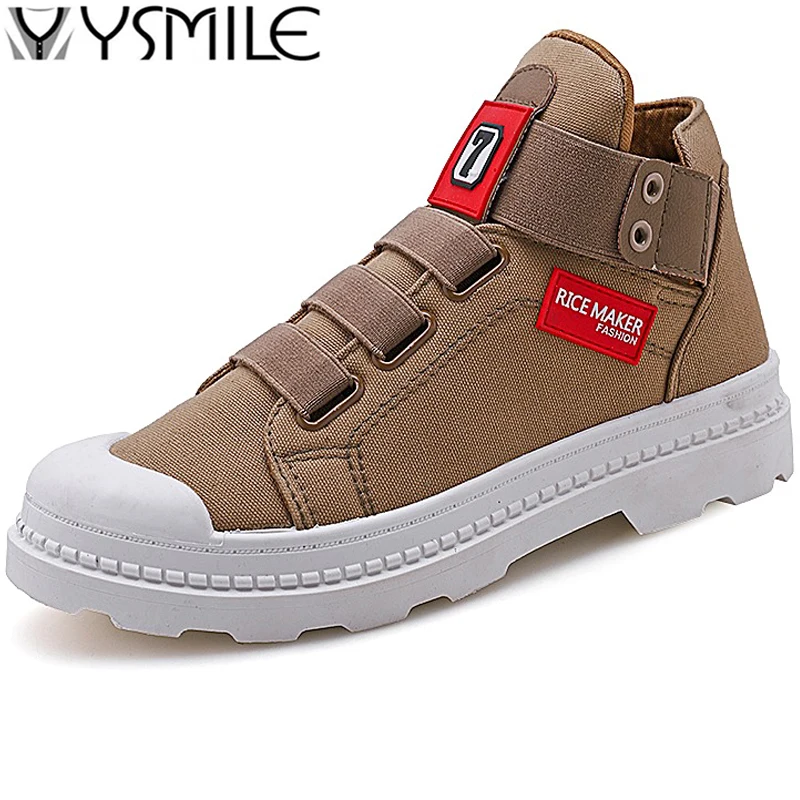 

Trend High Quality Canvas Thick Sole Men Walking Shoes Sneakers Zapatos Outdoor Male Sport Shoes Creepers Footwear For Men Black