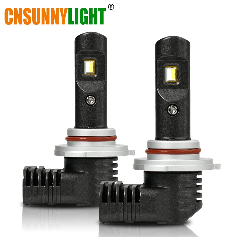 Светодиодные противотуманные фары CNSUNNYLIGHT H11/H8 9006 9005 H7 9012 с высоким луминовым