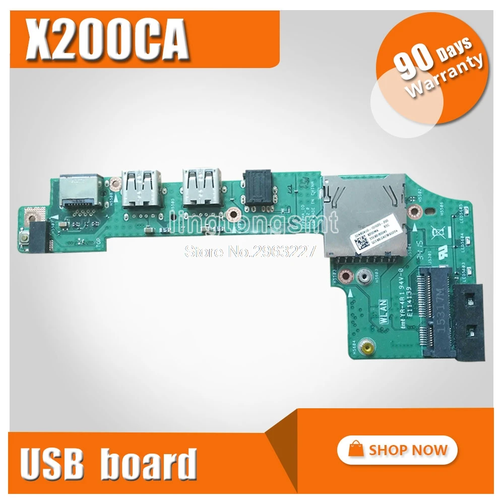 Новый оригинал для For Asus X200CA X200C X200M X200MA USB плата|Компьютерные кабели и разъемы| |