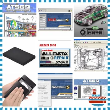 

2020 Hot Alldata v10.53 Good quality alldata+Mit/chell 2015+Vivid+Elsa+ImmoKiller+tecdoc+EtttTK 24in1TB HDD auto repair software
