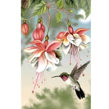 Цветок птица сад флаг двусторонний узор печать всепогодный Сад Флаг украшения двора цветочные украшения