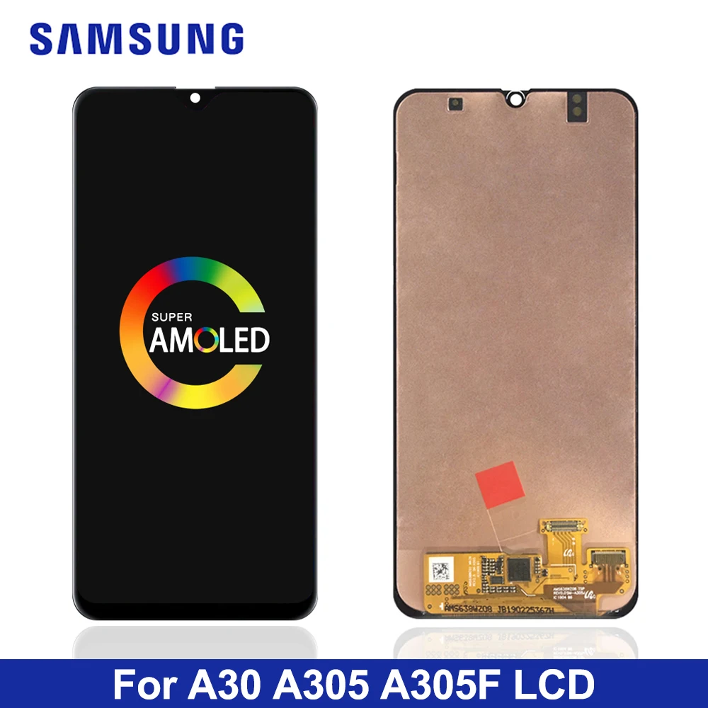 

ORIGINAL 6.4'' LCD For Samsung Galaxy A30 SM-A305FN/DS A305F/DS A305 LCD Touch Screen Digitizer Assembly Replacement