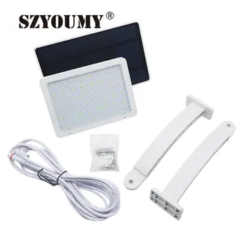 

SZYOUMY New Arrival 48 LEDs Solar Wall Street Light Dusk to Dawn Super Bright Outdoor Waterproof Security Lamp for Garden Yard