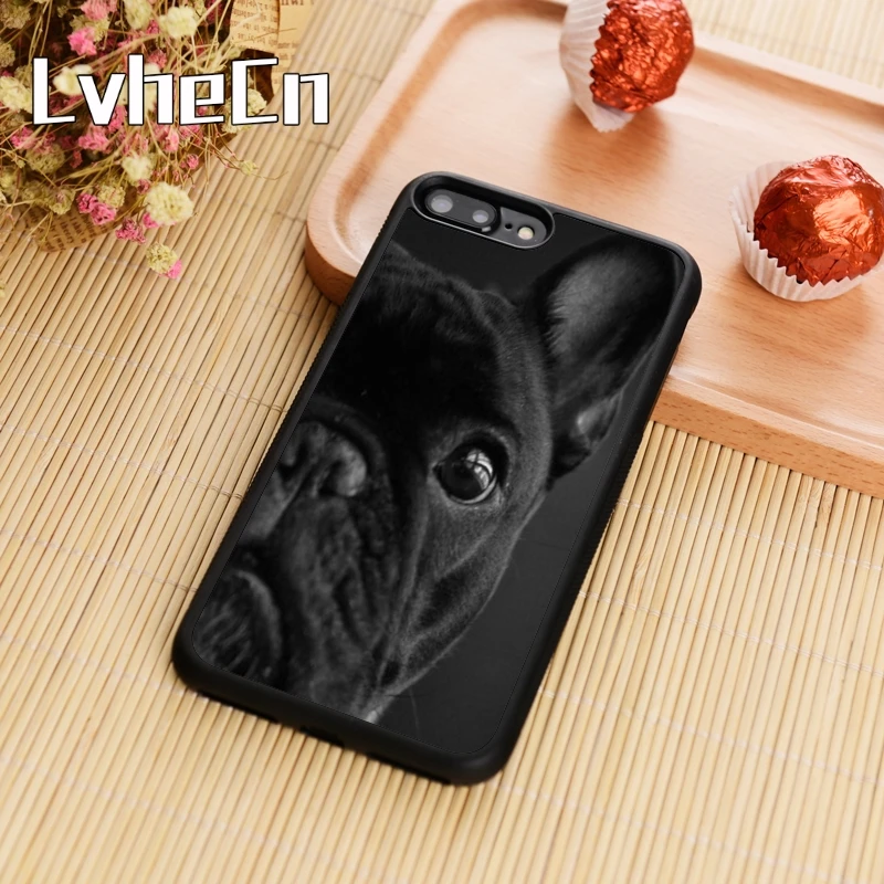 

LvheCn French Bulldog Art Phone Case Cover For iPhone 4 5 6 6s 7 8 plus X XR XS max 11 Pro Samsung Galaxy S7edge S8 S9 S10
