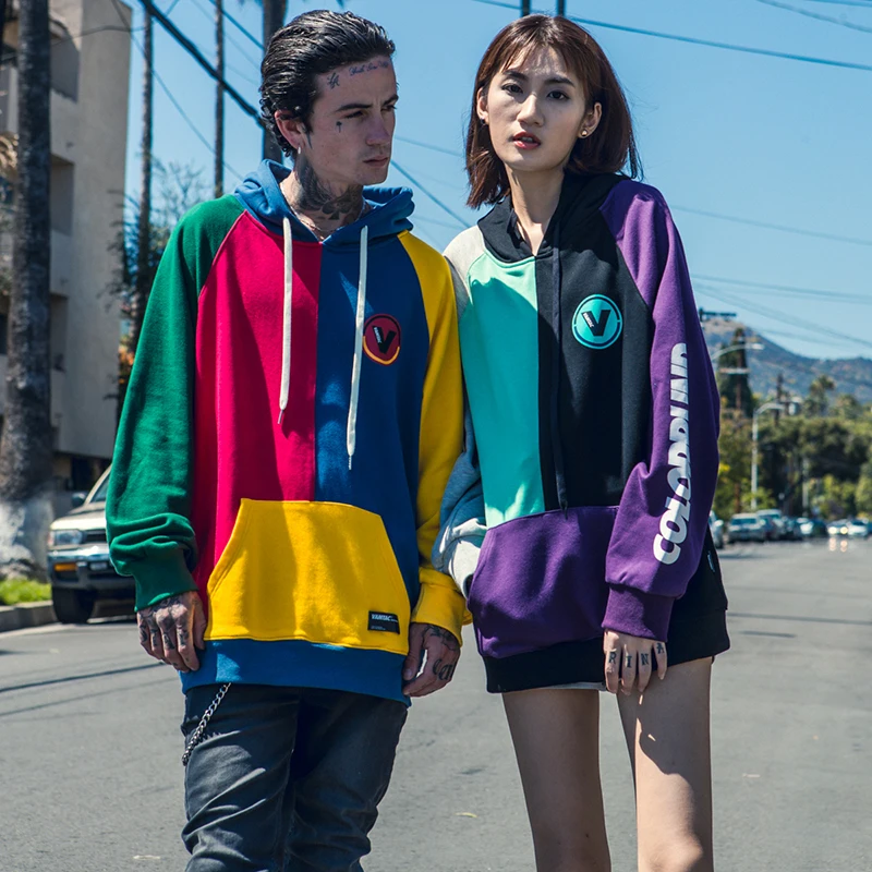 Aelfric Eden Hoodies Men Vintage Color Block Harajuku Streetwear Hip Hop 2018 Autumn Male Fashion Casual Hoodie Sweatshirts Mt11