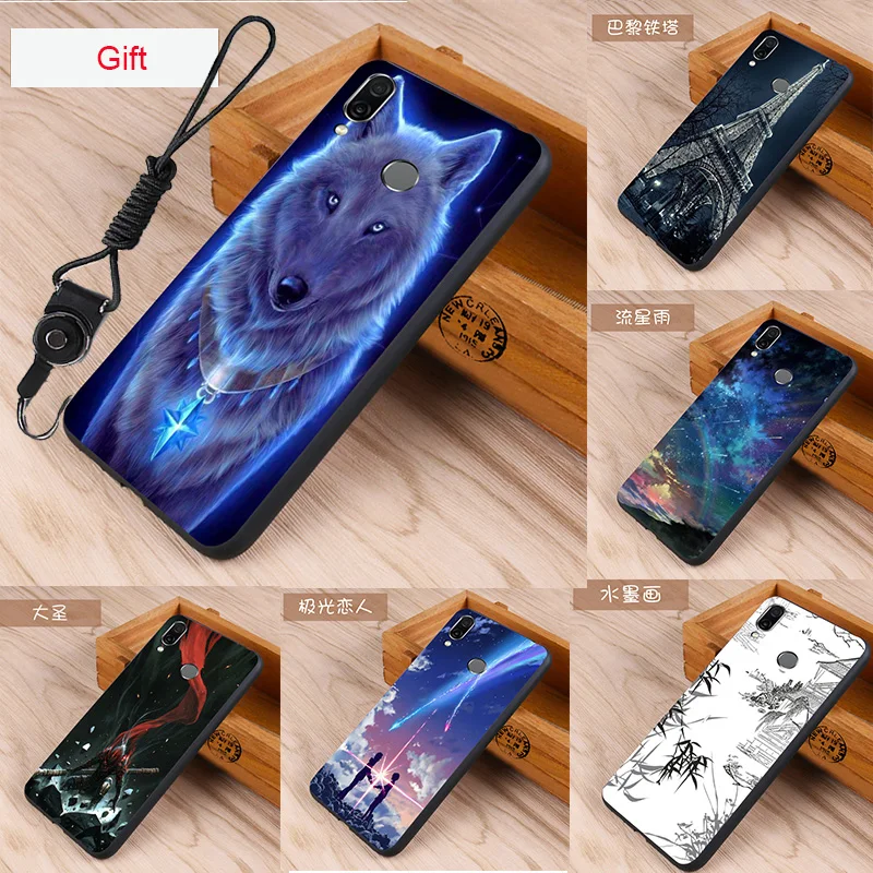 Чехол для Huawei honor 8x чехол Capa huawei Funda TPU силиконовый милый |