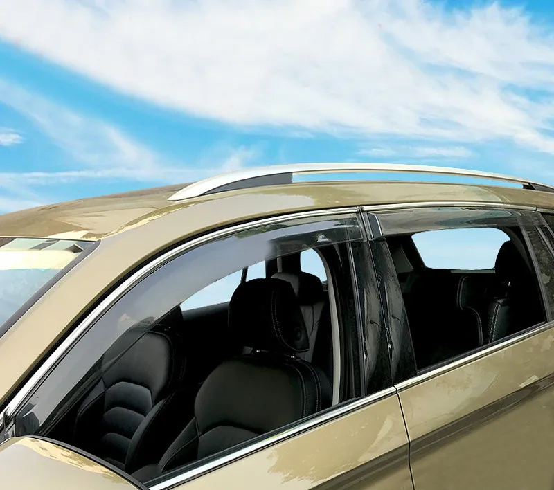 Двери автомобиля окно Ветер забрало литья навесов Щит дождь Солнце ветер гвардии Vent Тень для Skoda Kodiaq 2017 2018