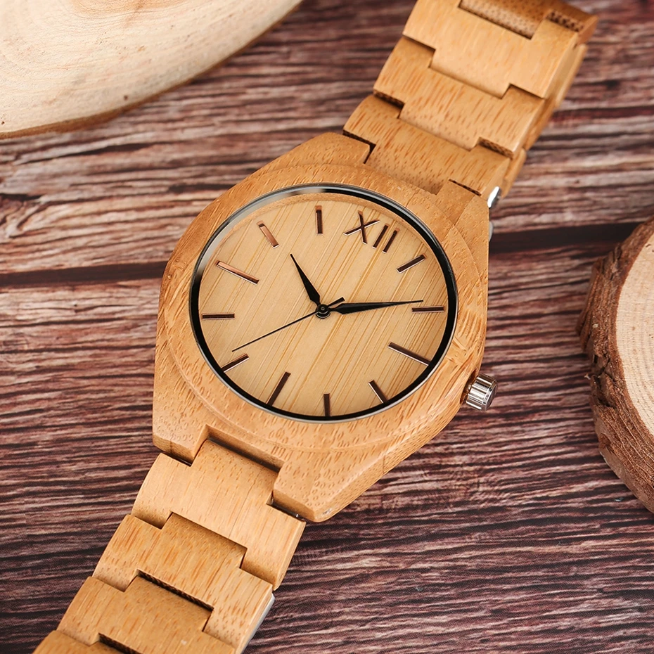 Minimalist Mens Watches Retro Zebra Wood Quartz Clock Women Creative Full Bamboo Bangle Casual Sports Xmas Gifts Reloj de madera 2018 New Fashion (11)