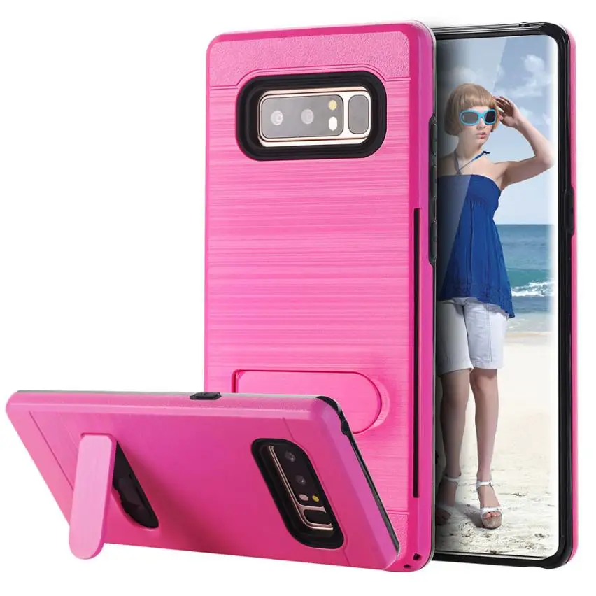 HL для samsung Galaxy Note 8 полный корпус сверхмощная защита тонкий Чехол подставка Прямая sep27