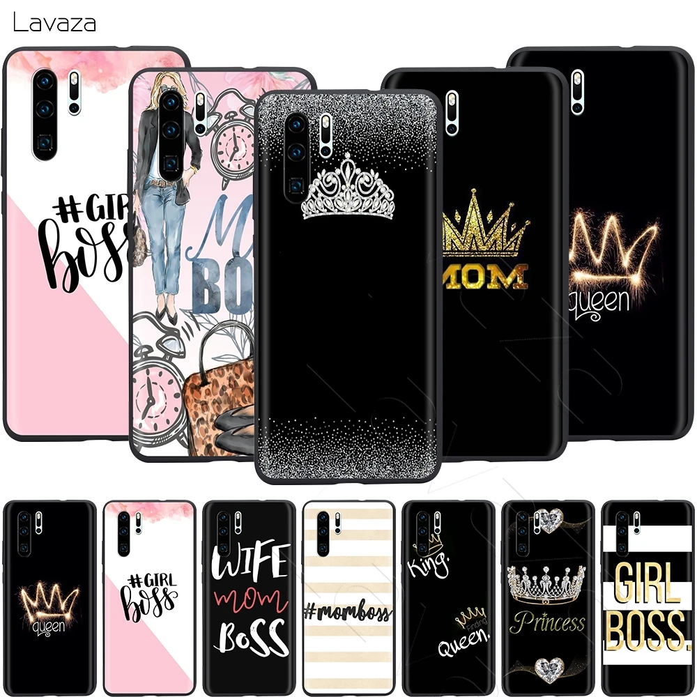 

Lavaza Girl Wife Mom Boss King Queen Case for Huawei Mate 30 20 Honor 6a 7a 7c 7x 8C 8x 9 10 Nova 3i 3 Lite Pro Y6 2018