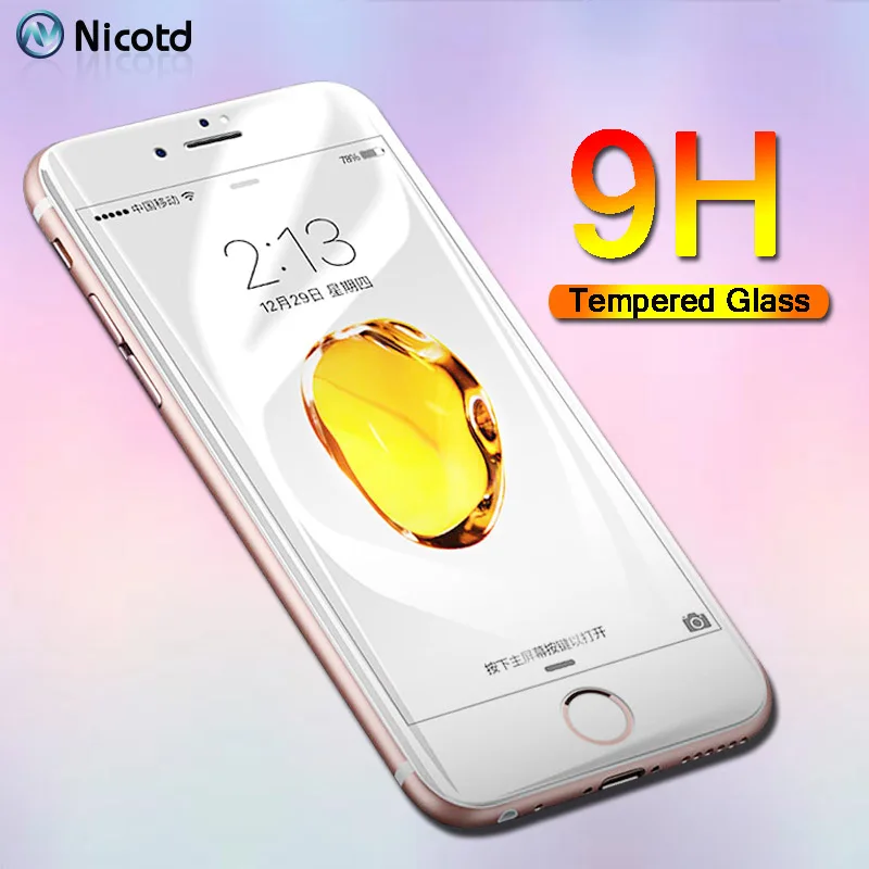  Vollständige Abdeckung Aus Gehärtetem Glas Für iPhone 6 6 s Plus 7 Plus XS Screen Protector Film Fü