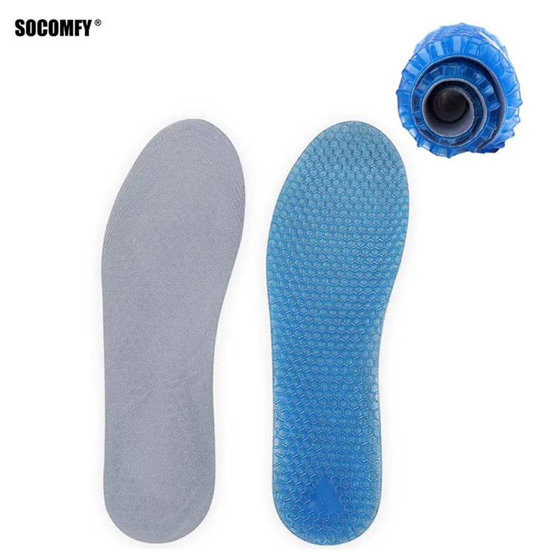 Silicone Insoles Massaging Sport Shoe Pads Orthotic Arch Sport