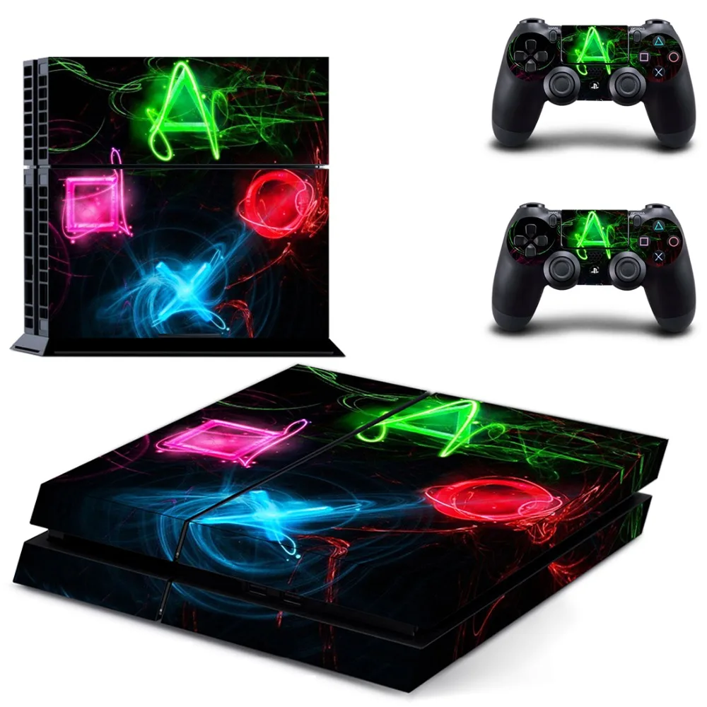 

New Custom Keys Vinyl Decal Skin Sticker Cover for Sony PS4 for PlayStation 4 and 2 Controller Skins