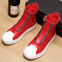 От итальянского дизайнера мужская повседневная Дышащая обувь из коровьей кожи парадная обувь на плоской подошве; туфли без каблука на платформе ботильоны ботинки Sapatos;