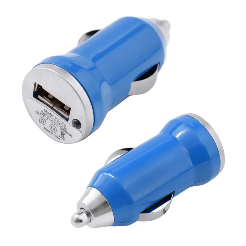 Car Charger USB Car Charger Digital 5V 1A Aluminium Fast Charging Voltage quick charge 3.0 fast charger For Iphone 6s 6plus SE (7)