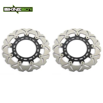 

BIKINGBOY For KTM 640 Advneture LC4 04-07 950 Adventure 02-06 S 04-06 990 Adventure S R LC8 Front Brake Discs Disks Rotors