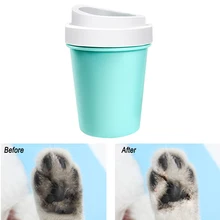 Приспособление для очистки лап-чашек для собак Мягкие силиконовые расчески портативный очиститель лап-чашек для домашних животных Чистящая Щетка Для Чистки лап быстрое мытье грязного кота ведро для уборки ног