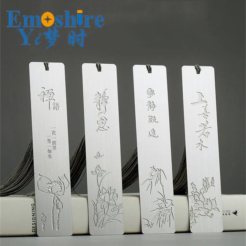 Stainless Steel BookMark Metal BookMark Gift Box Graduation Gifts