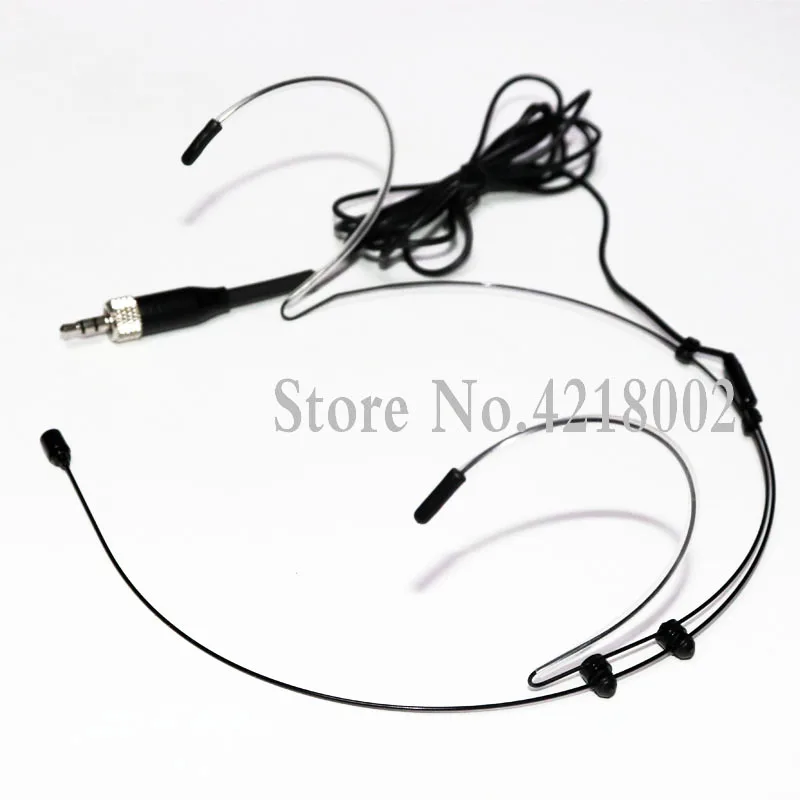 Pro Nero Auricolare Microfono Headset Microfono Per Sennheiser Sk Ew 100 300 500 G1 G2 G3 Senza Fili Di Karaoke Studio Mic Sistema Di