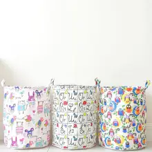 Японском стиле с рисунком Совы прачечного Одежда хранения корзин для хранения домашней одежды баррель детские игрушки хранения корзина для белья